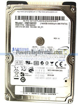SAMSUNG HM160HC 160GB IDE PATA 2.5 Inch Laptop Hard Drive